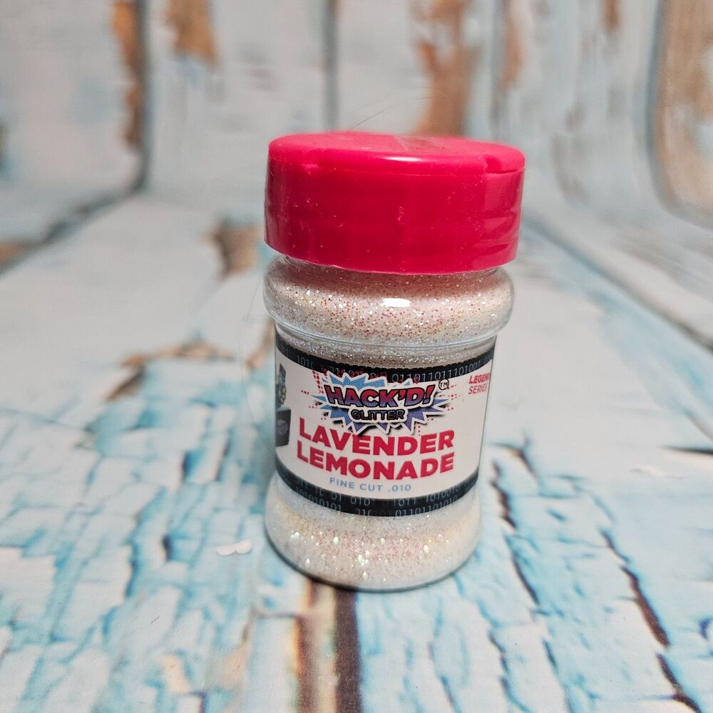Hack’d™ Lavender Lemonade Fine Glitter 50mL Custom Fusion Mix Yellow White Laven